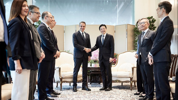 συνάντηση Μητσοτάκη Σιγκαπούρη